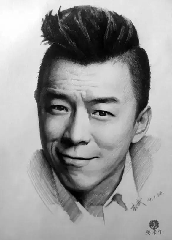 明星素描图片大全大图,画明星素描视频教程