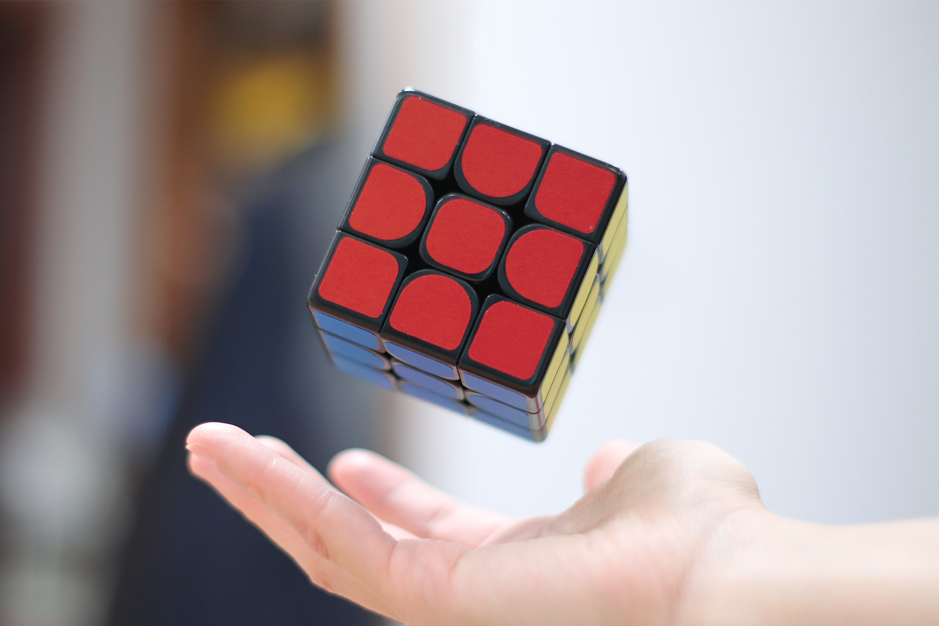 魔方新手入门超顺滑磁力板,磁力魔方pk普通魔方