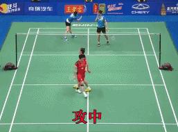 羽毛球双打接杀慢动作图解,羽毛球单打接发花式图解视频教学