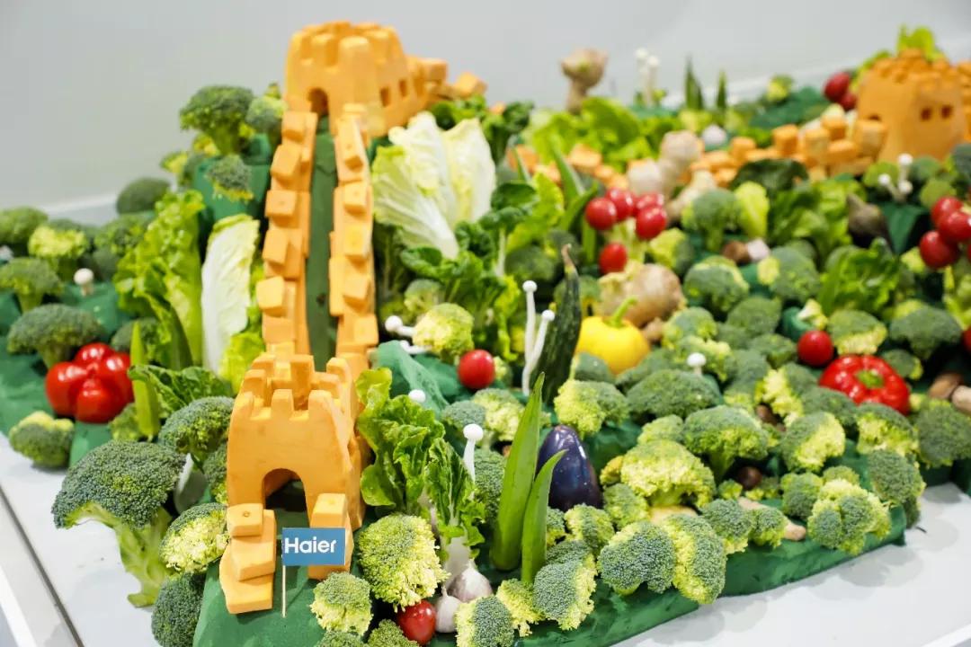 食材放海尔飨宴冰箱7天,筑起“蔬菜长城”