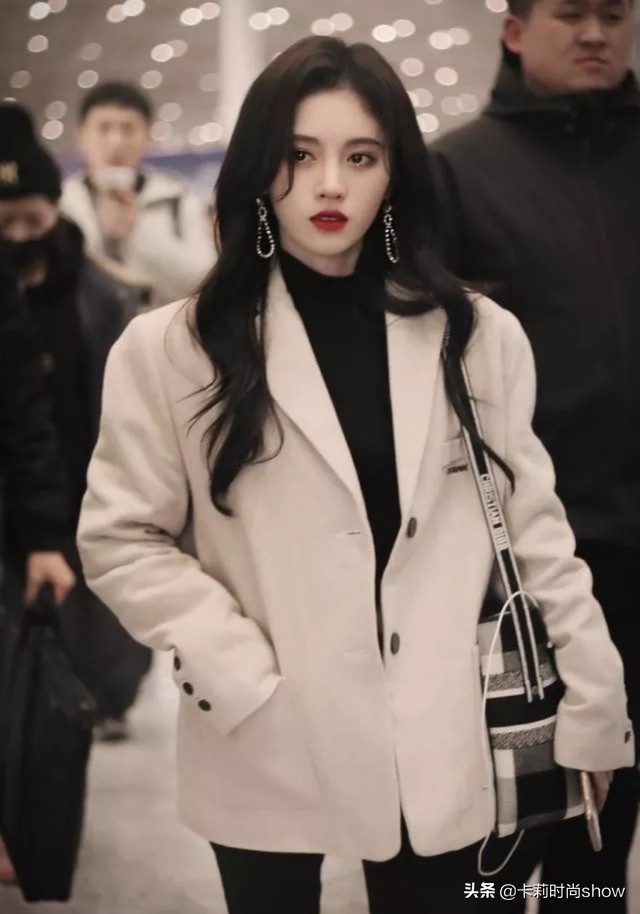 鞠婧祎的高腰裤,鞠婧祎穿高腰裤