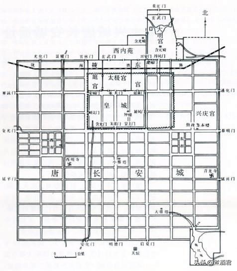 唐长安城的城市布局特点,唐朝时期长安城是世界之都吗