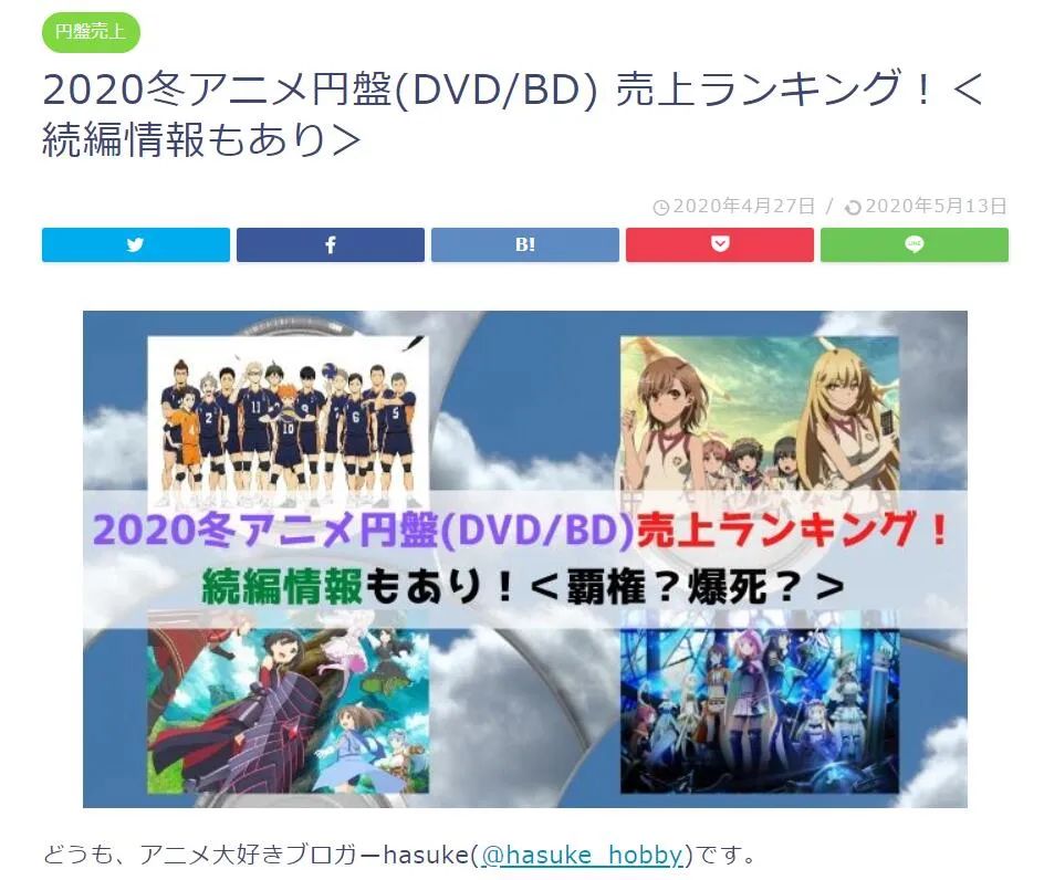 1月新番bd销量,2018新番bd销量