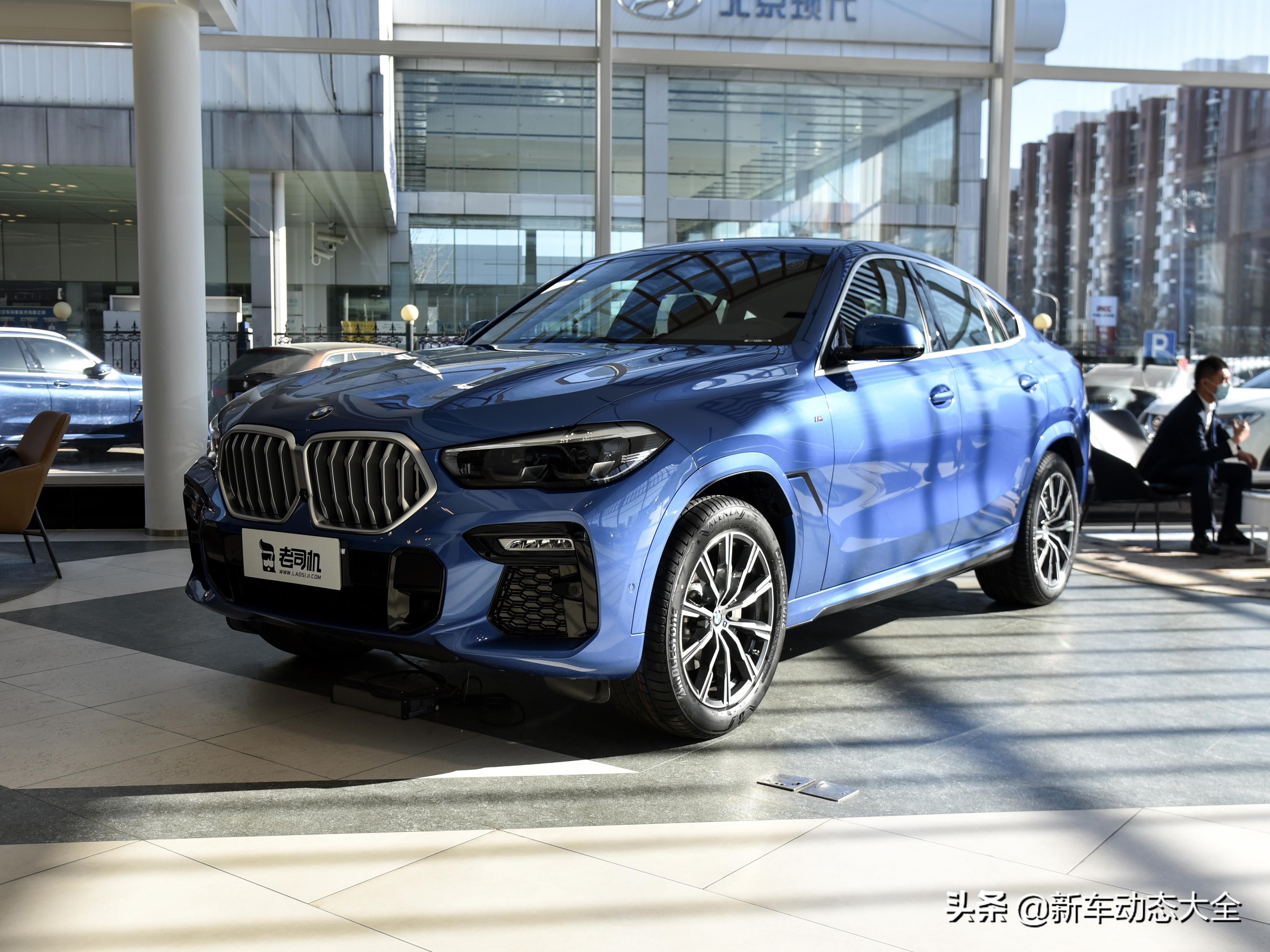 大SUV原装进口,豪华品牌轿跑SUV开创者,实拍宝马X6