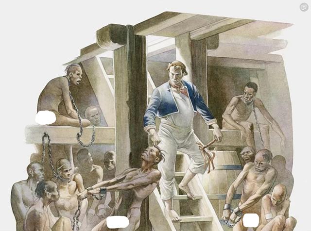 黑奴的海上悲惨生活:食物连猪食都不如,不愿吃就敲开嘴往里灌