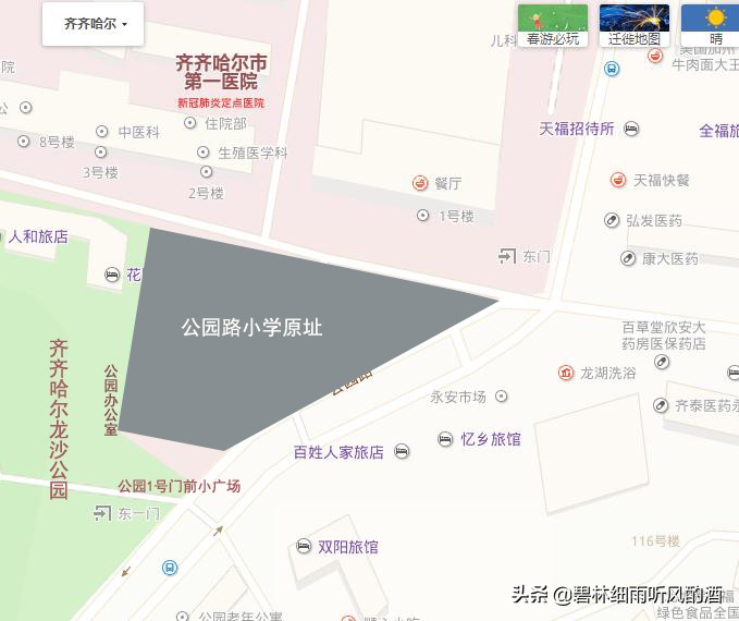 齐齐哈尔龙沙公园里的“石龟”，我要还它真面目