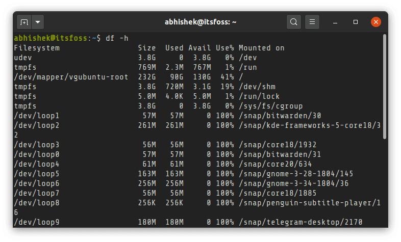 linux怎么检查可用磁盘空间,查看linux磁盘的容量和可用空间