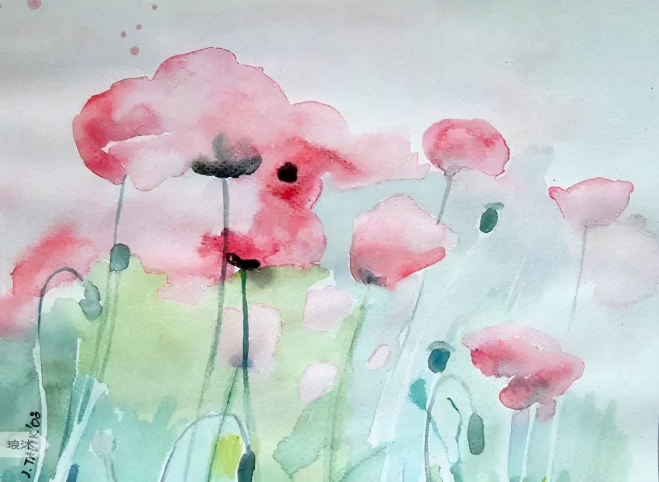 各种水彩风格大全,超喜欢水彩的通透肌理和淋漓酣畅