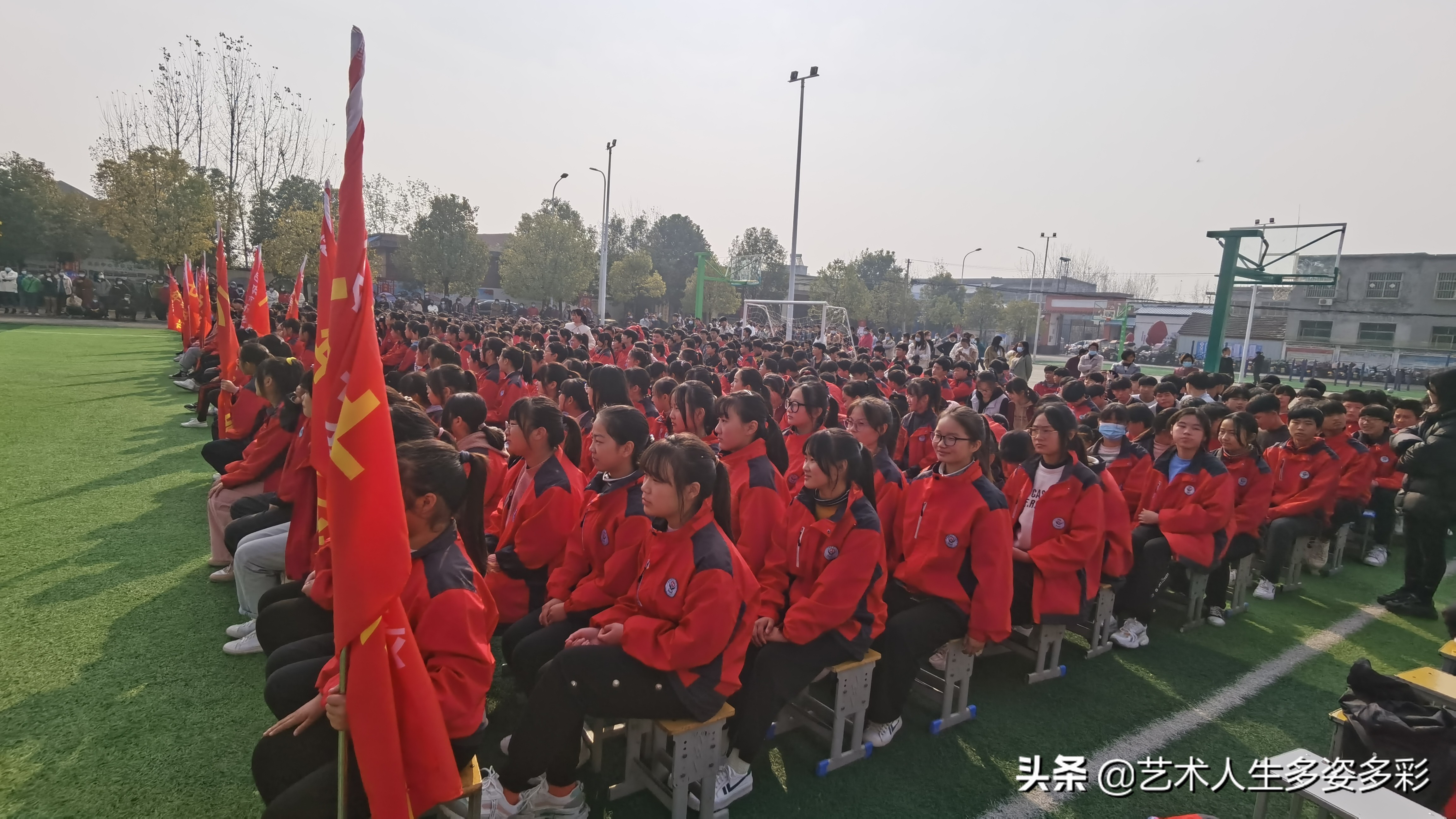 公园路学校队形队列比赛,祥城中学队列队形比赛