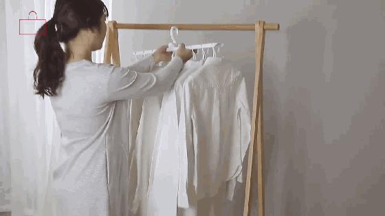实用衣架设计可以挂很多衣服,家庭最实用的衣架设计