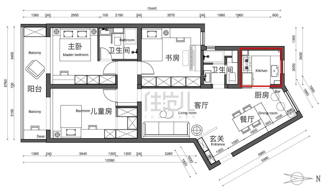 绝了！100㎡两娃之家零杂物，鸡肋空间原地增值20万