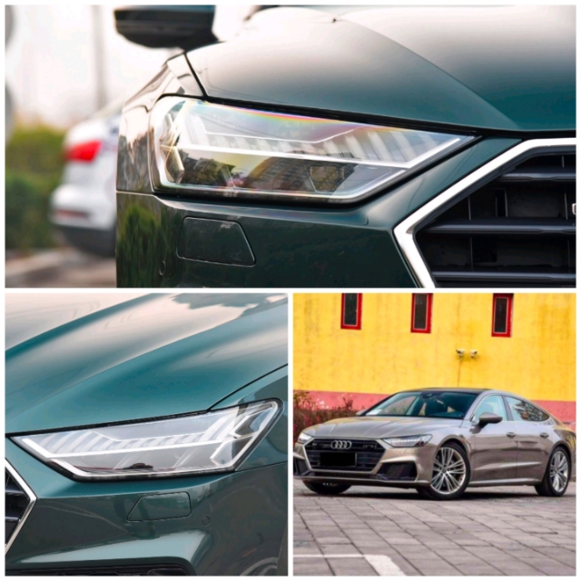 灯厂奥迪车灯最亮的一款,奥迪车灯高清大图