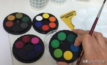 烧钱水粉画,水彩颜料省钱