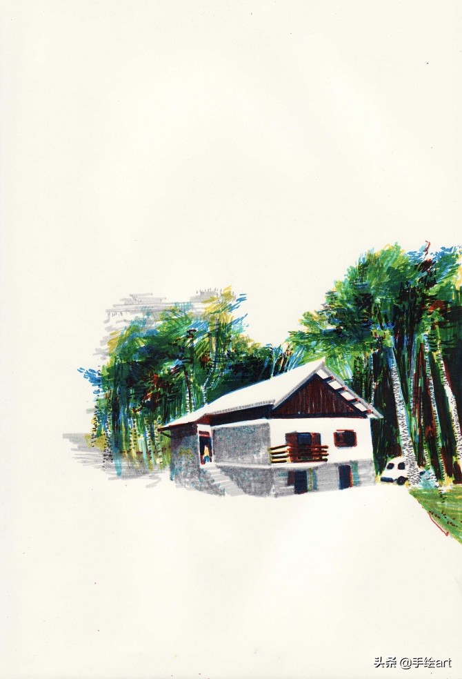 马克笔如何表现高级感,室内手绘马克笔表现技法