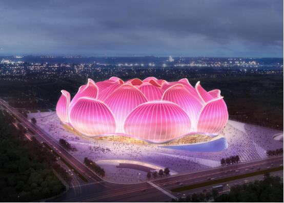 最漂亮的足球场设计图,荷花足球场