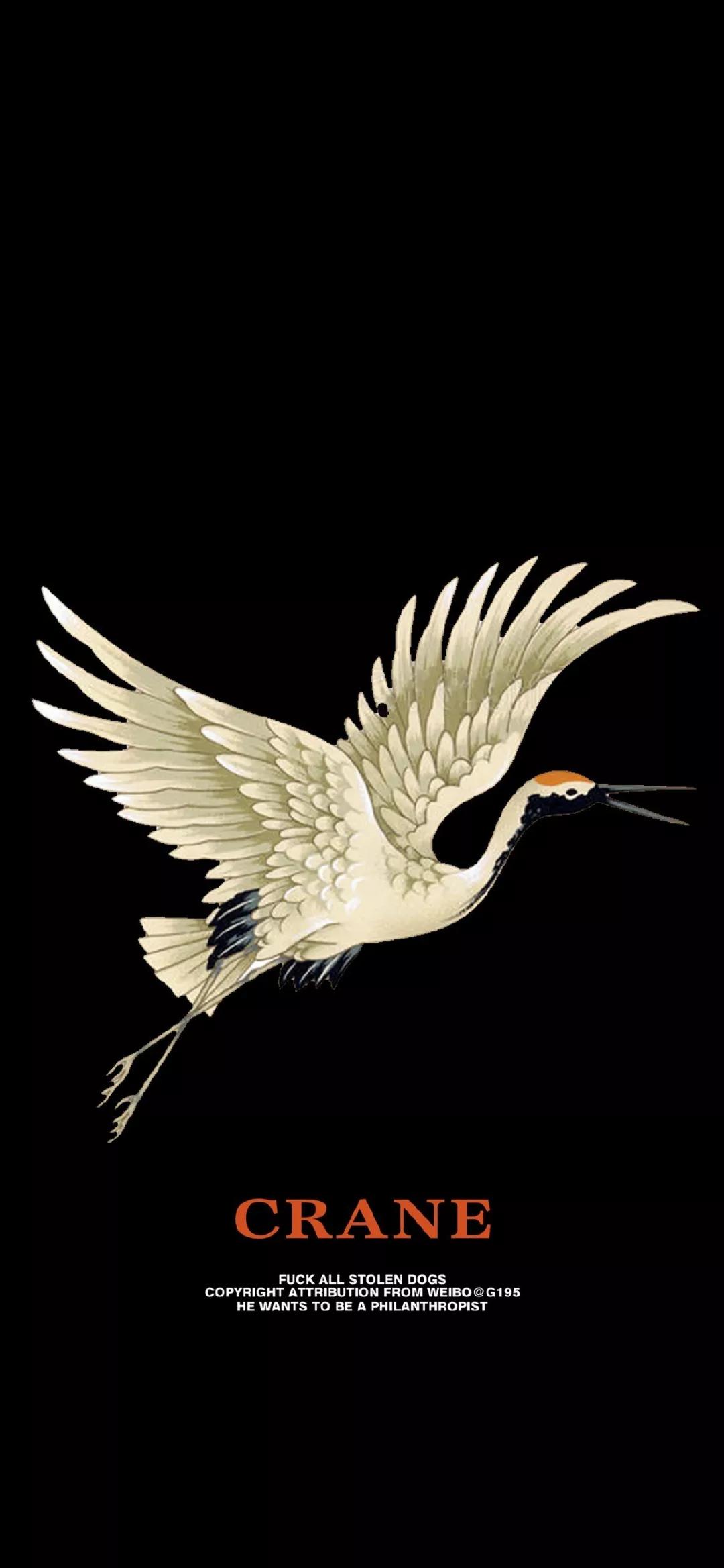 超高清古风仙鹤壁纸,仙鹤图案的中国风壁纸