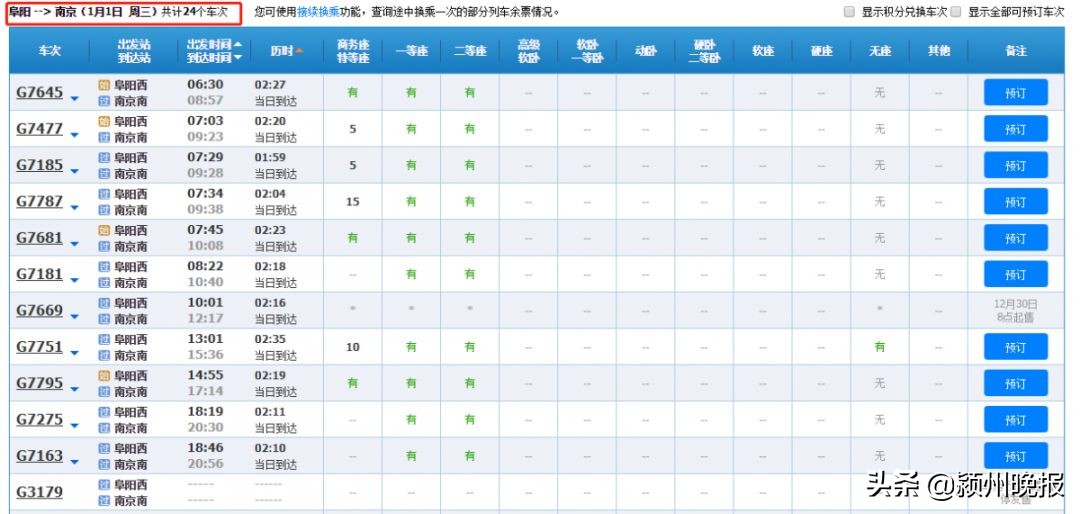 阜阳长途高铁最新信息,阜阳高铁最新消息时刻表