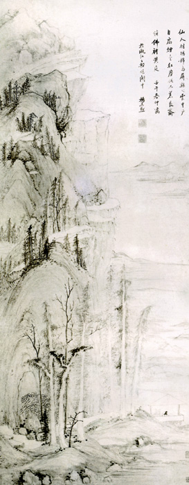 明代吕纪山水画作品高清大图赏析,明代周用山水画作品高清大图赏析