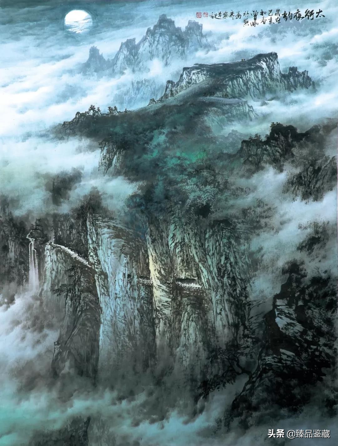 曾刚写意山水画100幅,曾刚的国画山水作品