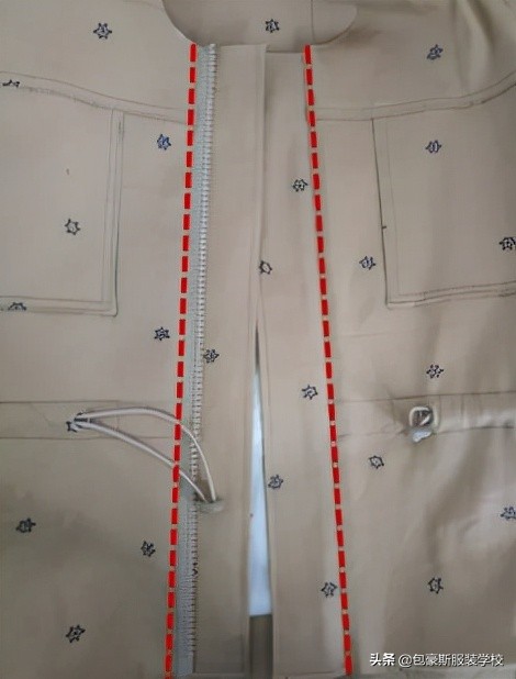 儿童插肩英伦式风衣裁剪图,落肩袖风衣外套的裁剪方法