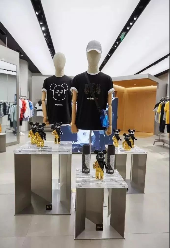 gxg品牌形象陈列,gxg旗下潮牌