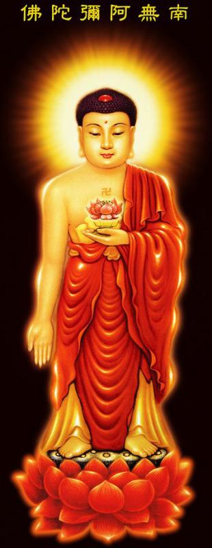 南无阿弥陀佛，礼拜佛祖，福运亨通，财源滚滚，生活如意