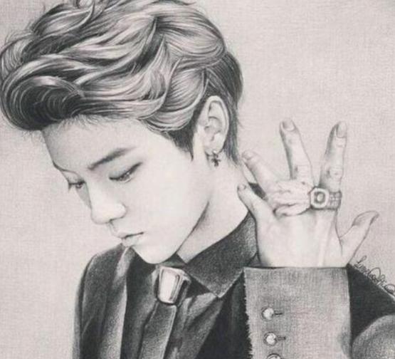 学渣美术生笔下明星素描：吴亦凡忍了，王一博肖战确定不是黑粉