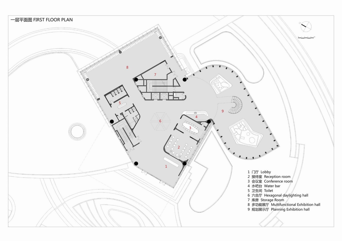 茗软云资料软件:深圳世茂深港国际中心展示馆/水石设计