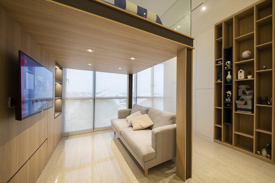 小户型墙板装修卧室,全屋木板上墙装修效果图