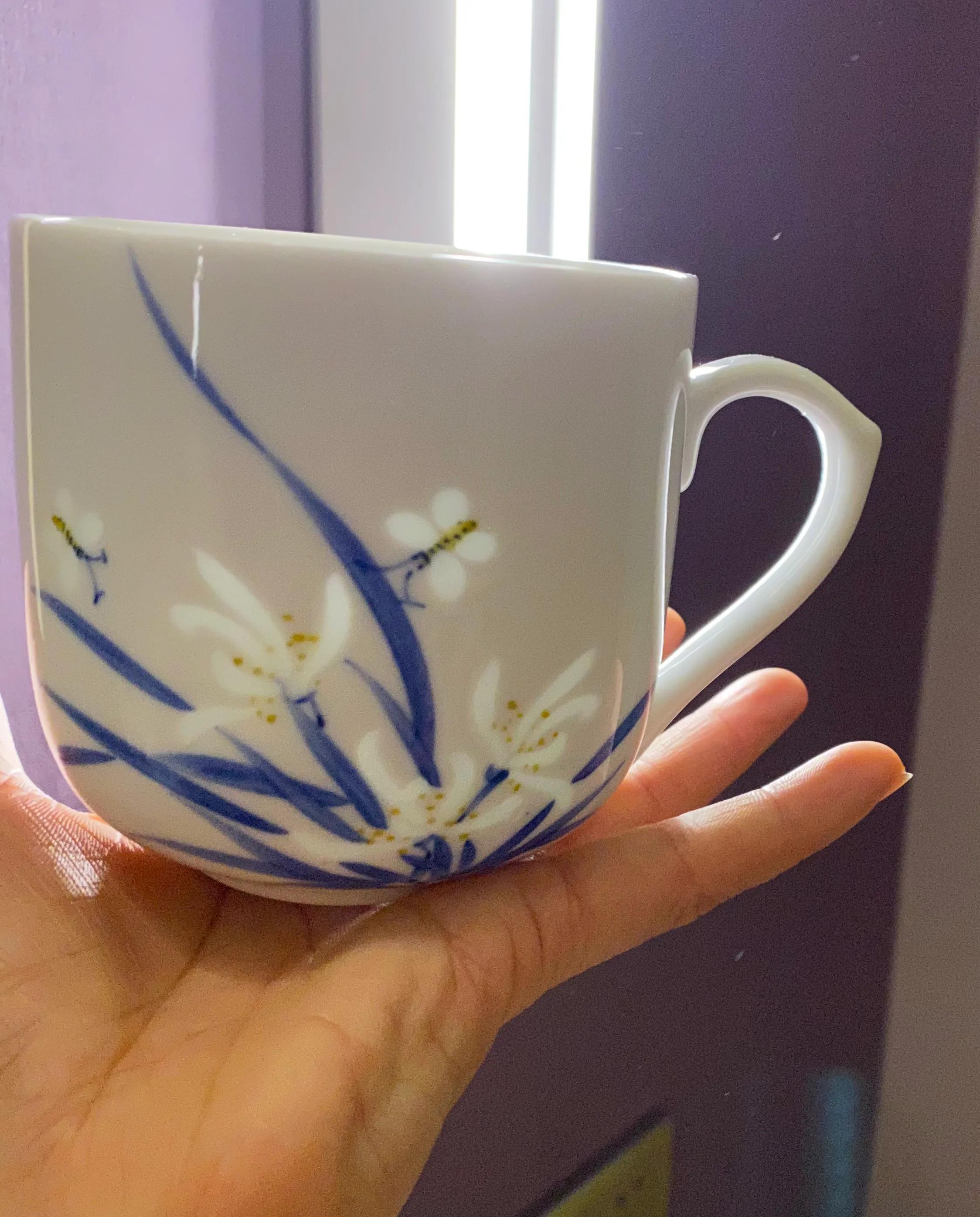 我喜爱的青花瓷,景德镇青花玲珑瓷碗