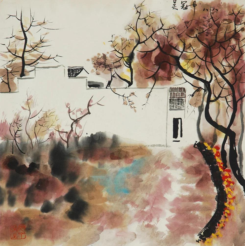 优秀的色彩风景写生作品,下乡风景速写写生教程