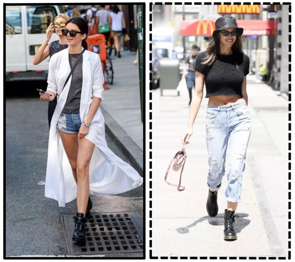 欧阳娜娜有多喜欢马丁靴,欧阳娜娜最新马丁靴