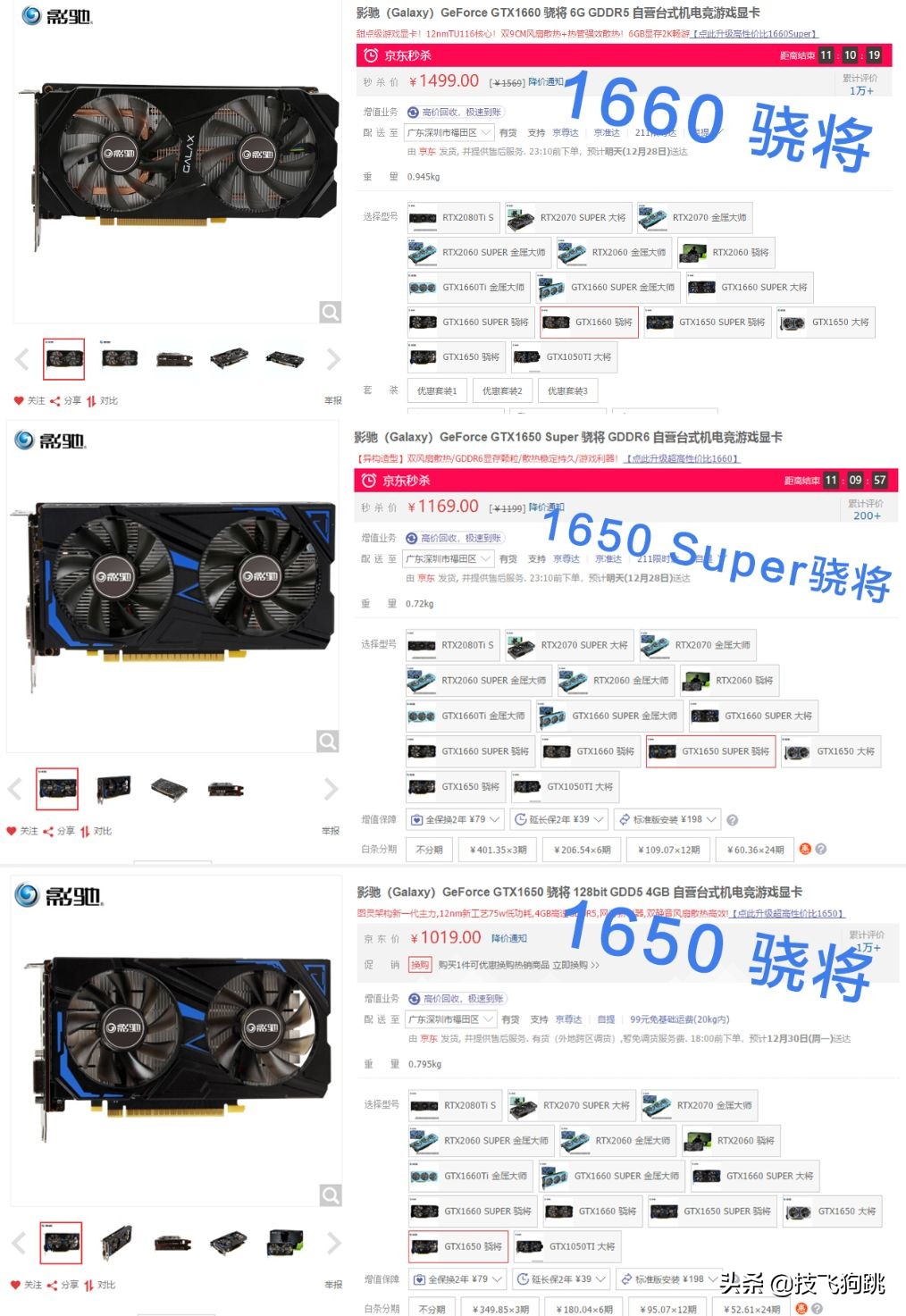 千元显卡无矿,gtx1650显卡天梯图