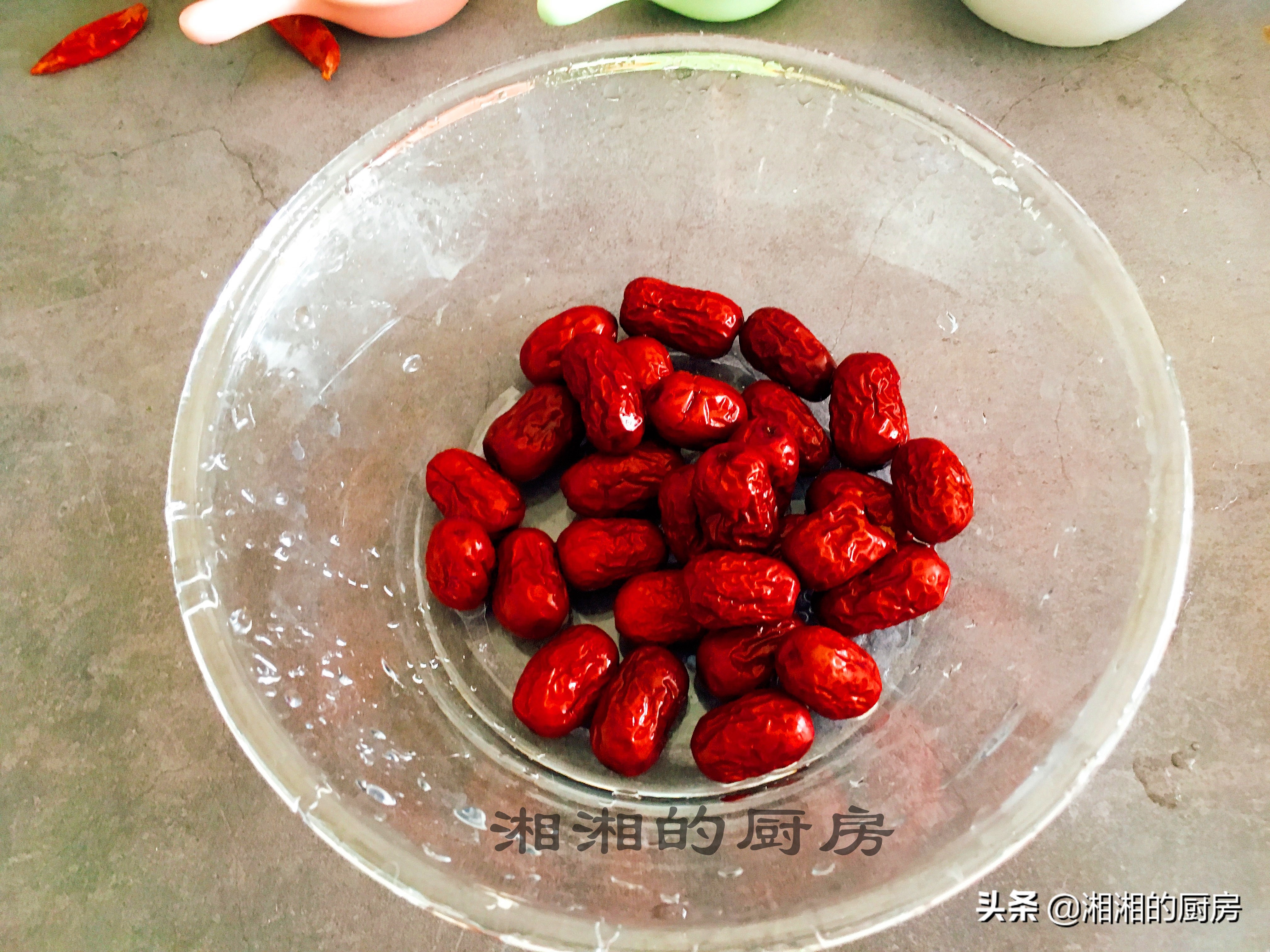 糯米粉绿豆红枣点心,一碗糯米粉半只南瓜发糕