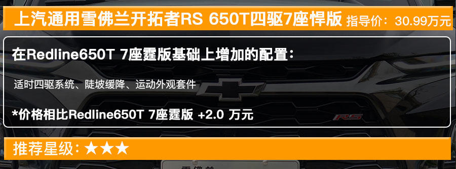 雪佛兰全尺寸suv柴油高配5.7米,雪佛兰7座suv巡境者尺寸价格