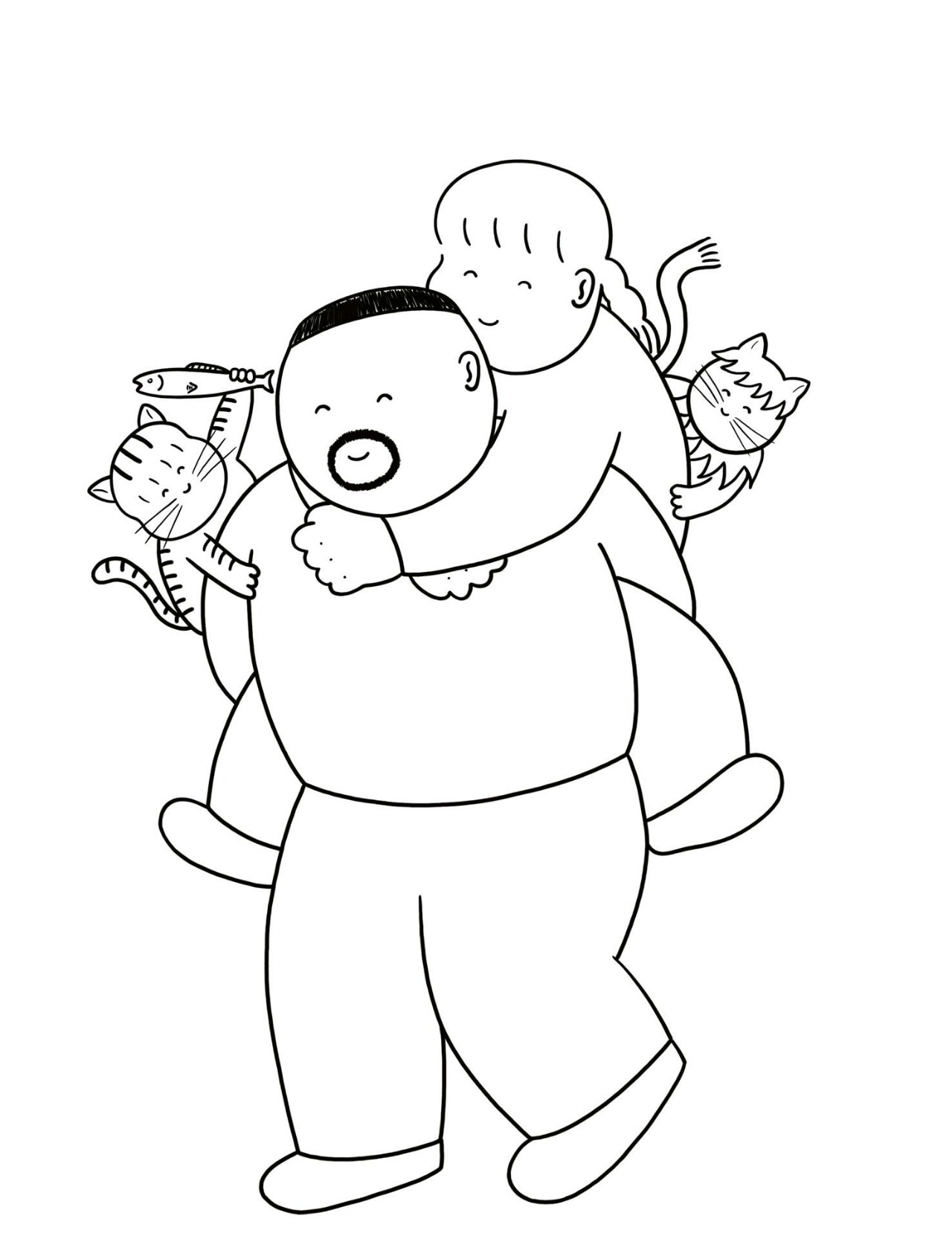 爱到深处自然黑,这才是真爱啊,老田和丽丽之间的爱情,漫画