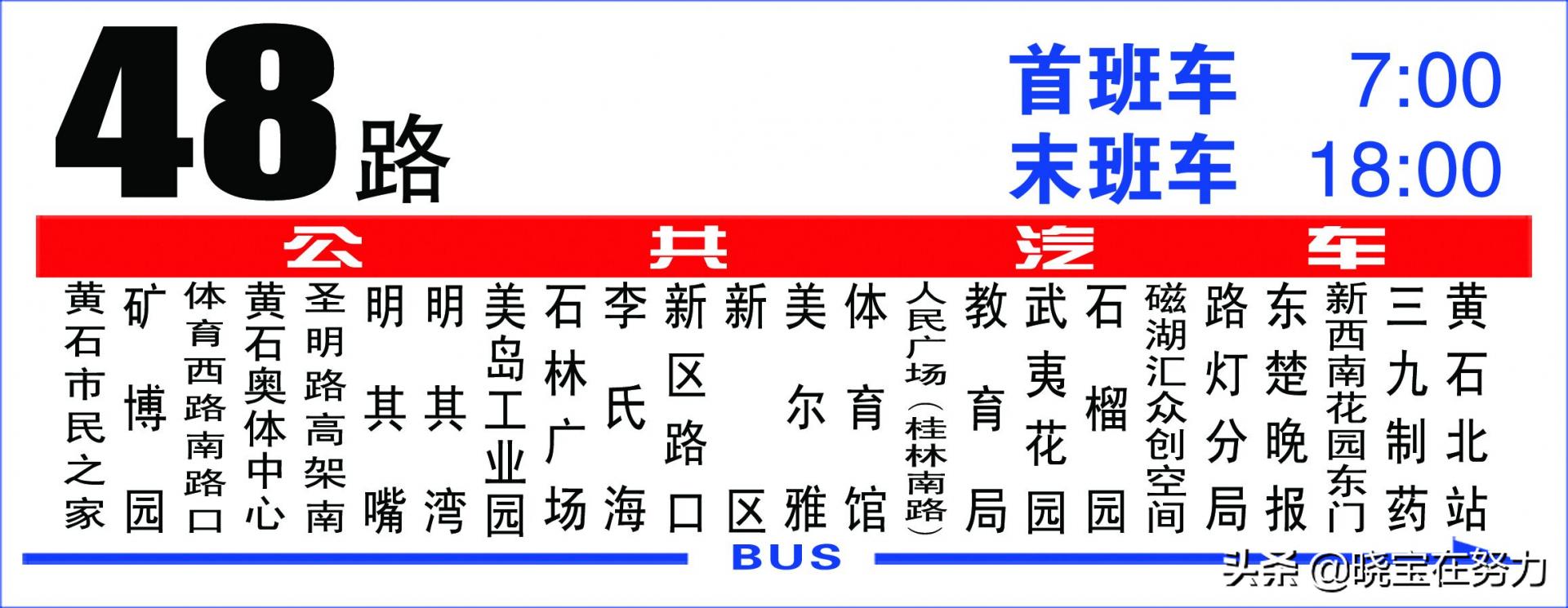 黄石17条公交线路到哪些地方,黄石市最新公交车路线图