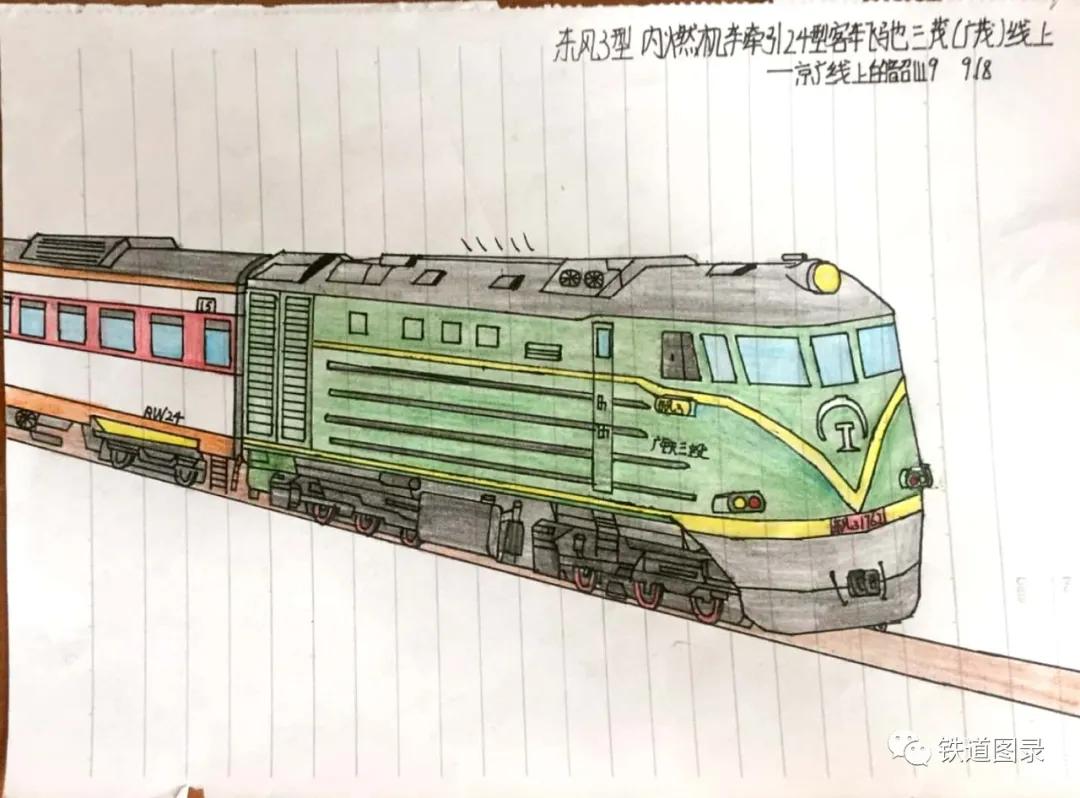 铁路人文:手绘火车