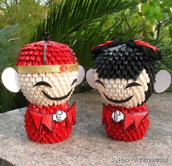 超简单的三角插教程,三角插孔雀开屏全图解详细步骤