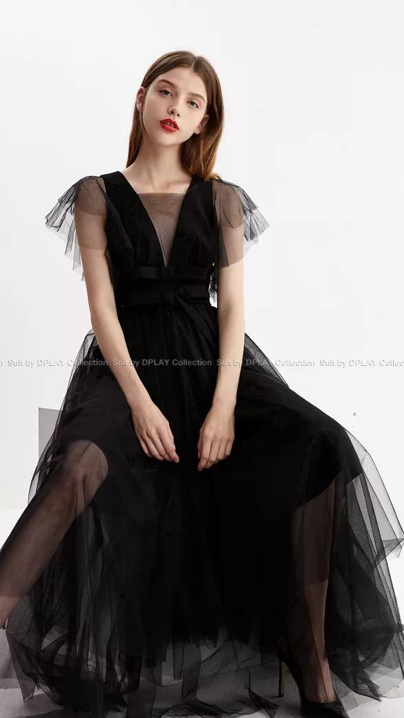 angelababy同款黑色礼服,买angelababy穿的同款高定