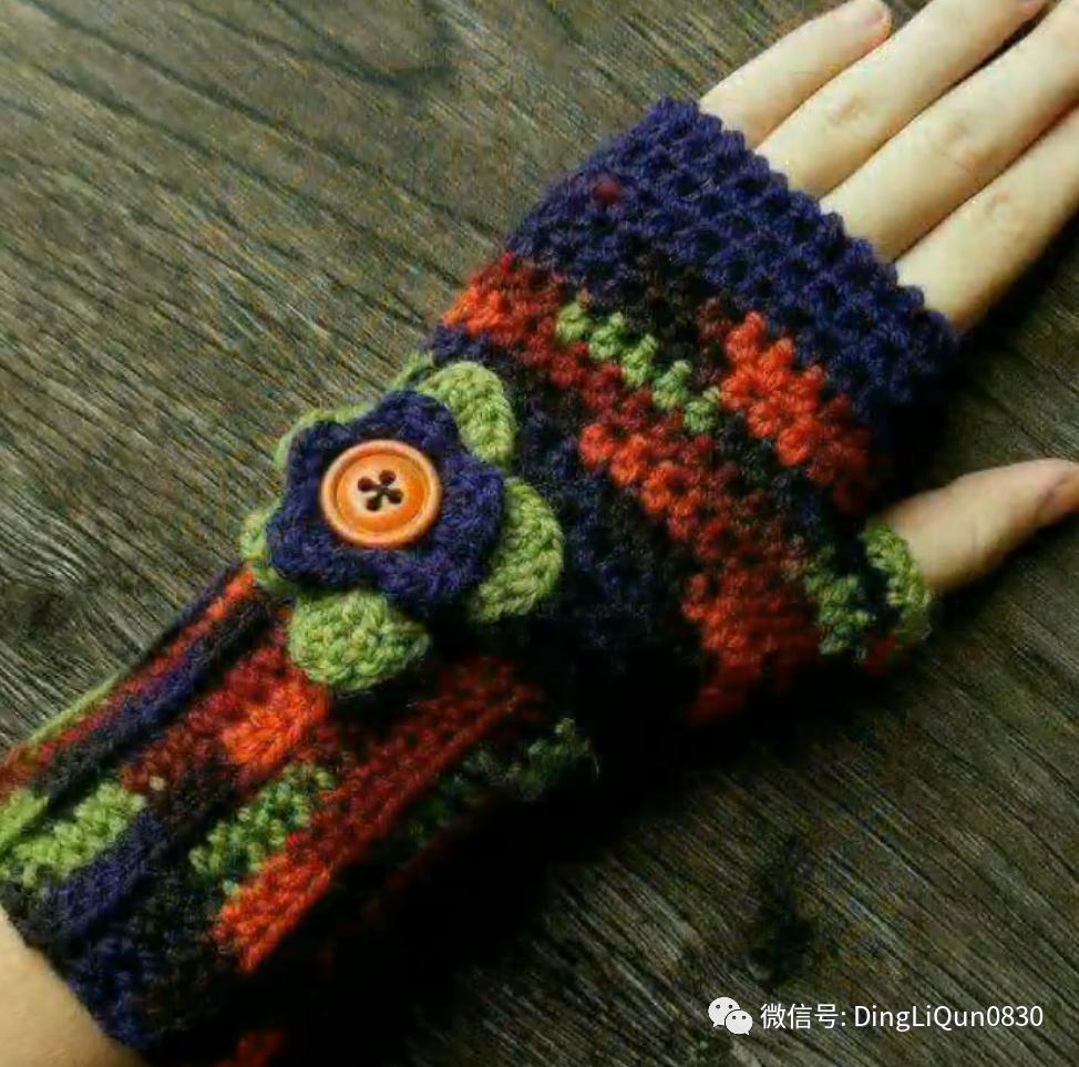 拼色帽子花样钩织教程冰丝线,双色线搭配的帽子钩织教程