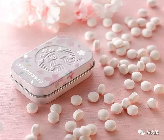 星巴克春日限定樱花星冰乐,星巴克樱花限定加樱花