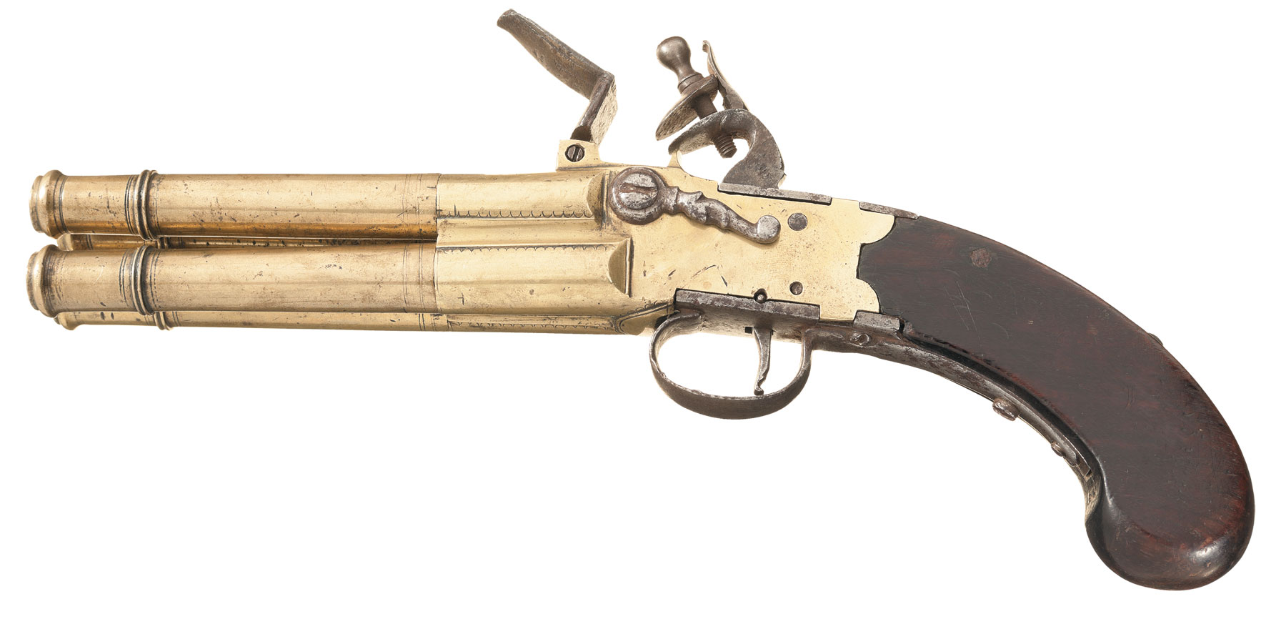 胡椒瓶双管手枪,胡椒盒转轮手枪