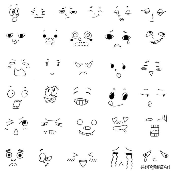 手把手教简笔画手帐素材,简笔画小猪猪超可爱手帐边框图案