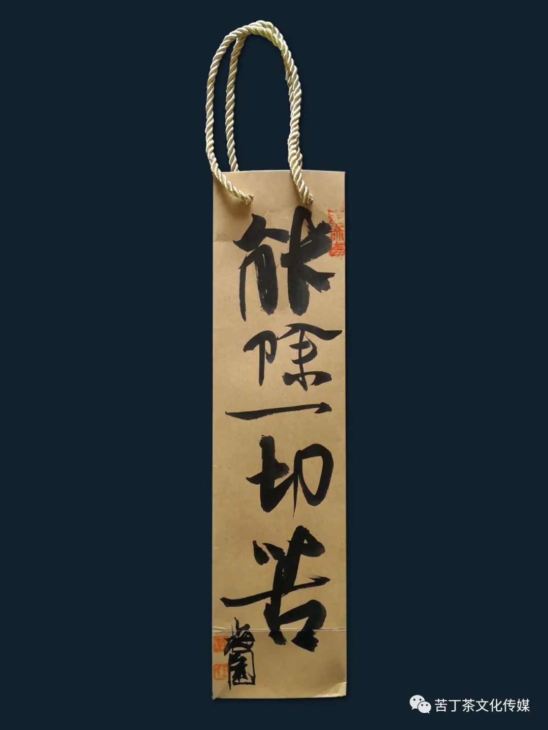 变废为宝---梅园创作的手提袋书画作品