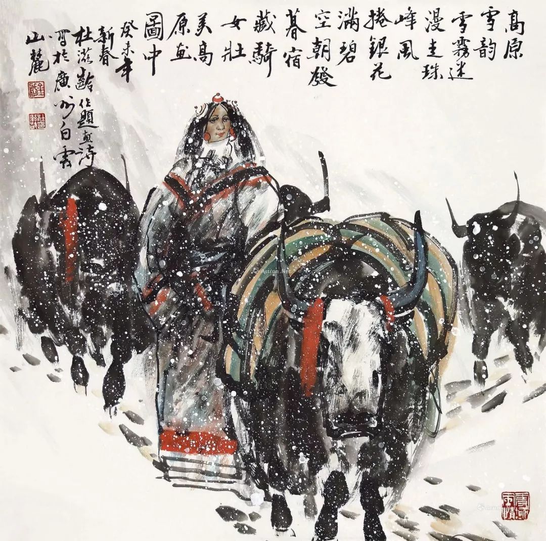 他从一个普通的美术编辑，到成就斐然的专业画家