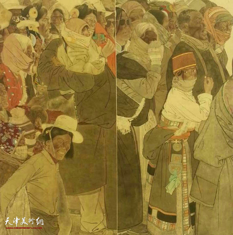 第五届中国当代工笔画大展,工笔人物画展