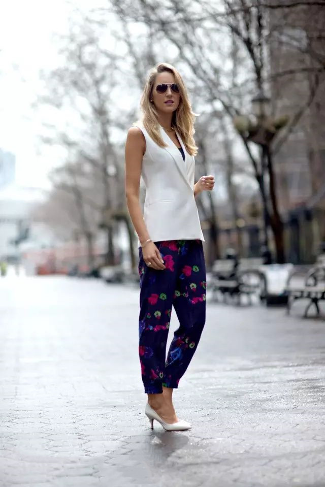 穿哈伦裤既时髦又显瘦,小个子裤装哈伦裤