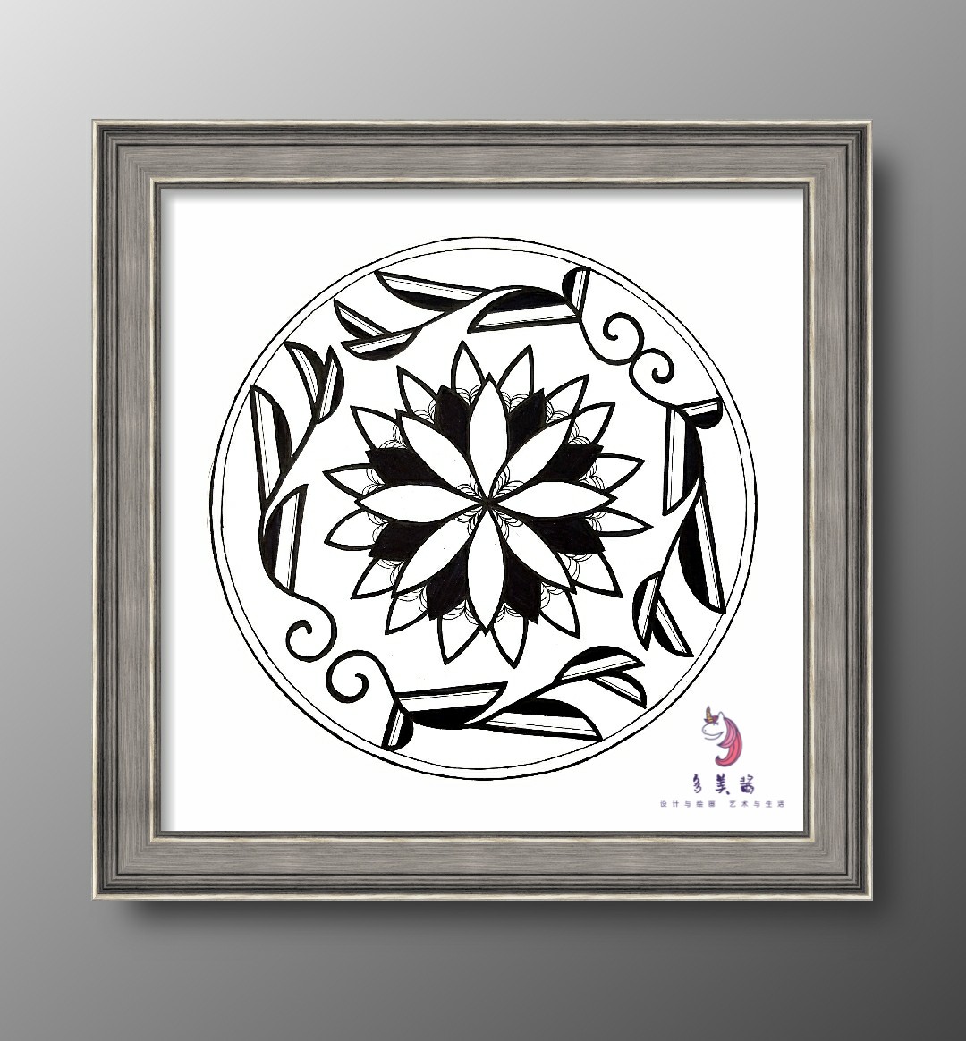 怎么讲解黑白装饰画,黑白装饰画的技法有哪些