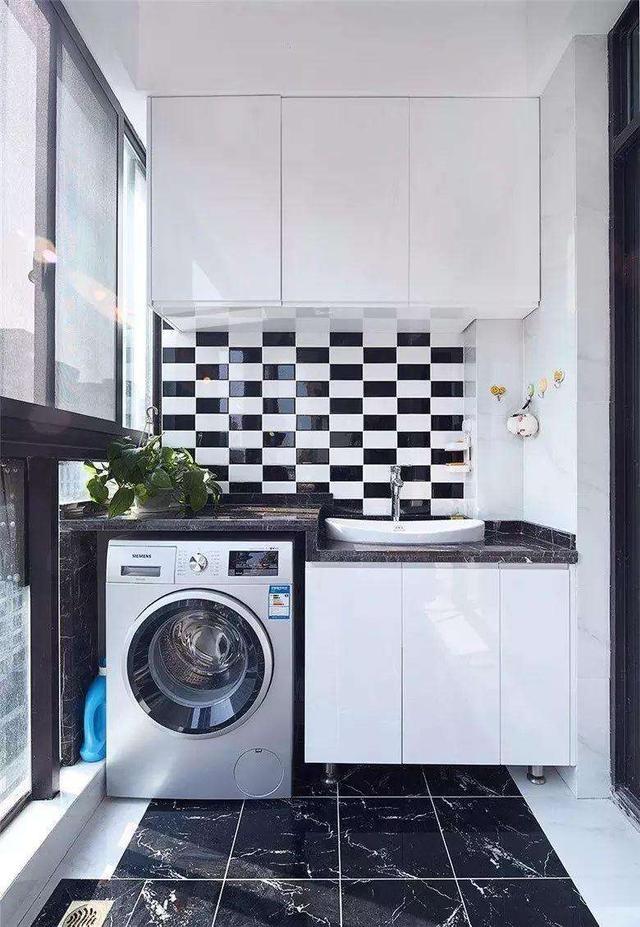 卫生间灰白格子效果图,卫生间墙面最佳设计图